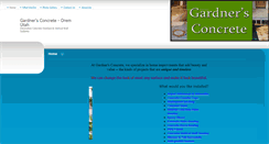 Desktop Screenshot of gardnersconcrete.com